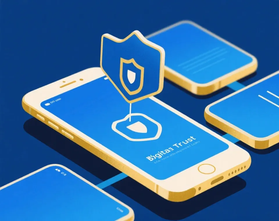 链接验证与安全访问示意图