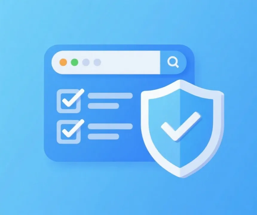 网址验证与安全浏览示意图